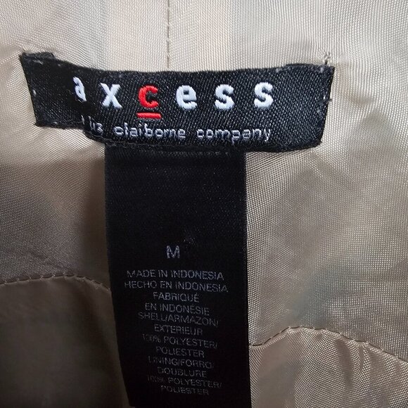 Axcess Liz Claiborne Brown Green Floral Dress Sleeveless Boho Retro M - Picture 10 of 13